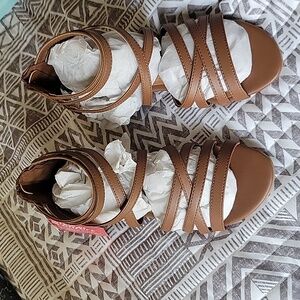 Women's Dexflex comfort sandals, size 6W - new